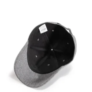 Women's Wool Baseball Cap Black | Short Brim Winter Pakistan