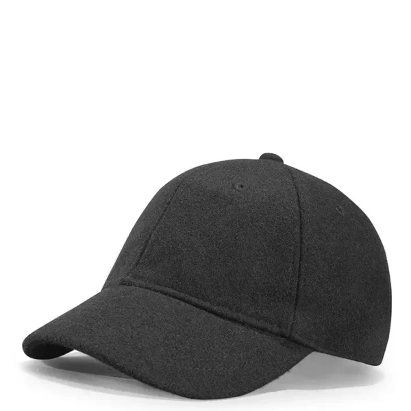 Women's Wool Baseball Cap Black | Short Brim Winter Pakistan