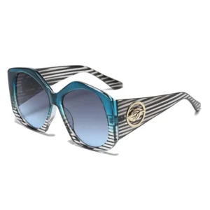 Trendy Green Leopard Print Sunglasses | UV Protection Pakistan
