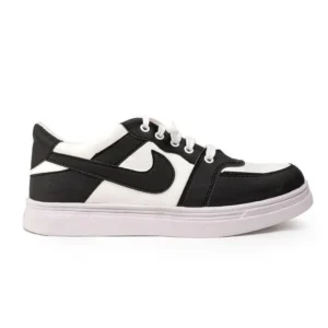 Men's Black Rexine Casual Sneakers | Formal Festive Shoes Pakistan