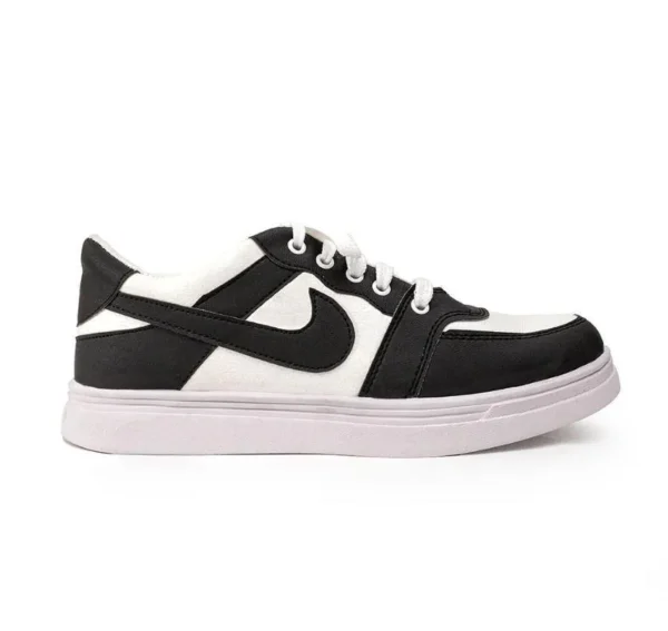 Men's Black Rexine Casual Sneakers | Formal Festive Shoes Pakistan