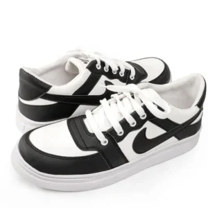 Men's Black Rexine Casual Sneakers | Formal Festive Shoes Pakistan