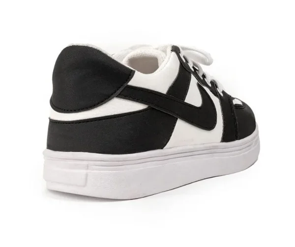 Men's Black Rexine Casual Sneakers | Formal Festive Shoes Pakistan
