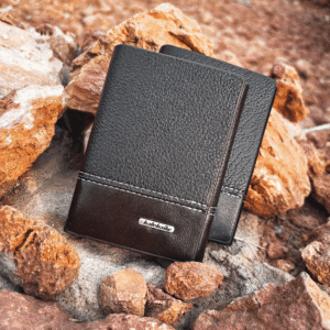 Men's Premium Leather Tri-Fold Wallet | Secure Compartments Pakistan