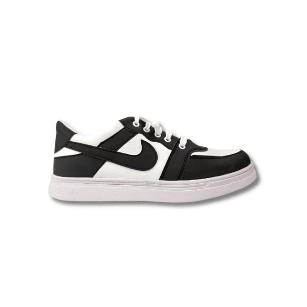 Men's Black Rexine Casual Sneakers | Formal Festive Shoes Pakistan